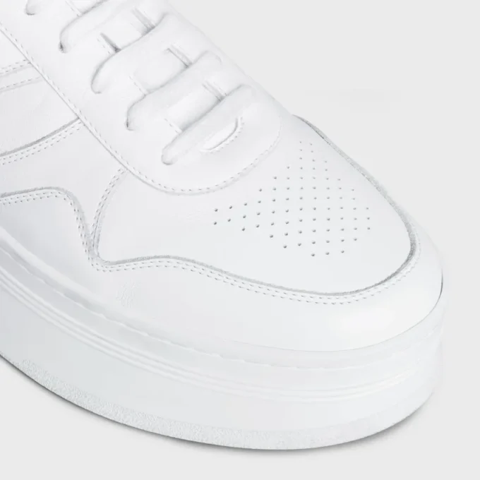 Zapatillas Block con suela de cuña en piel de becerro Zapatillas Block con suela de cuña en piel de becerro