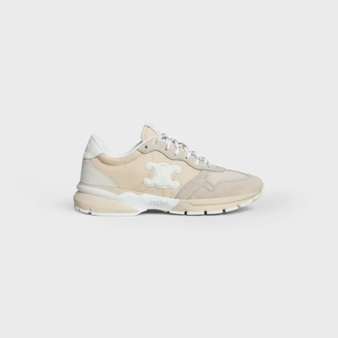 Zapatillas CELINE Runner Cr-04 de nailon, malla, piel de becerro y ante
