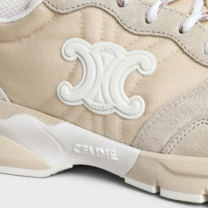 Zapatillas CELINE Runner Cr-04 de nailon, malla, piel de becerro y ante