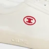Zapatillas con cordones CELINE Lou Low con el logotipo Triomphe en lona y piel de becerro Zapatillas con cordones CELINE Lou Low con el logotipo Triomphe en lona y piel de becerro