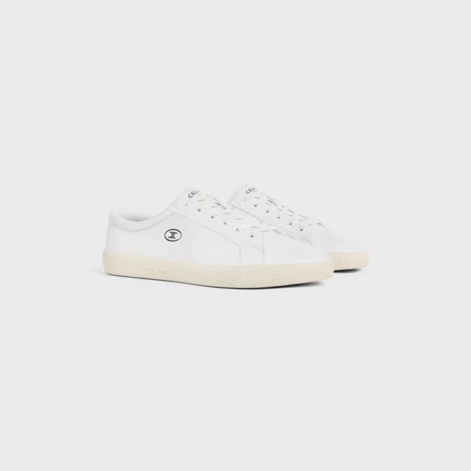 Zapatillas con cordones CELINE Lou Low con Triomphe en piel de cordero Zapatillas con cordones CELINE Lou Low con Triomphe en piel de cordero