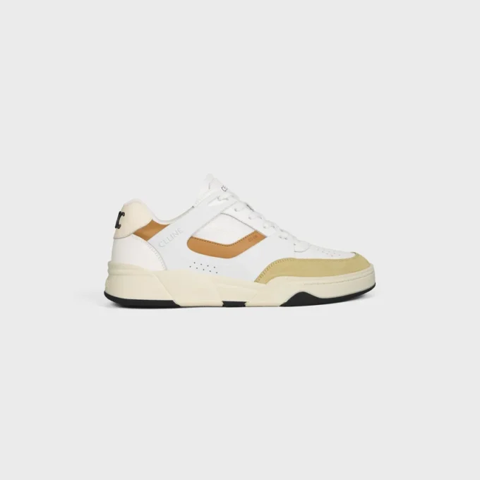 Zapatillas deportivas Ct-09 en piel de becerro, piel de becerro gamuzada y malla Zapatillas deportivas Ct-09 en piel de becerro, piel de becerro gamuzada y malla