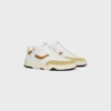 Zapatillas deportivas Ct-09 en piel de becerro, piel de becerro gamuzada y malla Zapatillas deportivas Ct-09 en piel de becerro, piel de becerro gamuzada y malla