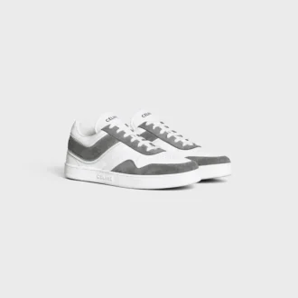 Zapatillas deportivas de ante de becerro y piel de becerro