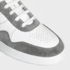 Zapatillas deportivas de ante de becerro y piel de becerro Zapatillas deportivas de ante de becerro y piel de becerro
