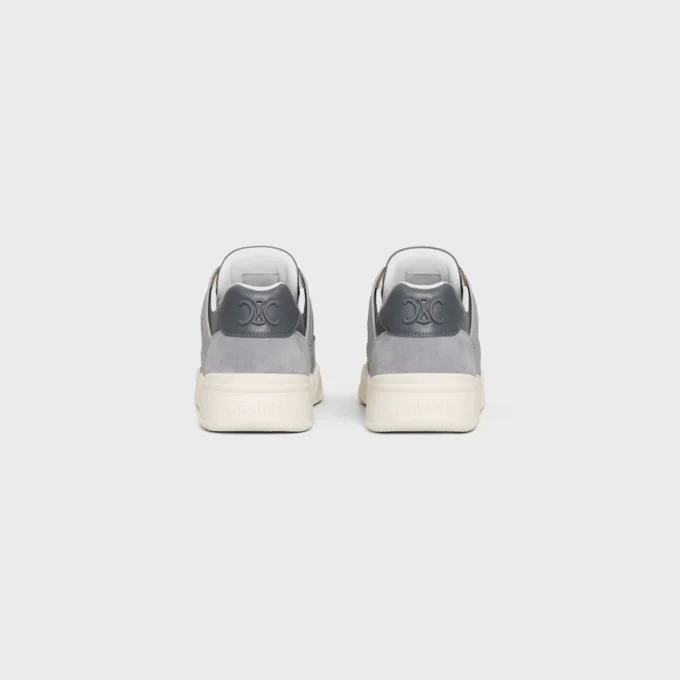 Zapatillas deportivas de cordones bajas CELINE Trainer Ct-09 en piel de becerro de gamuza, piel de becerro y malla Zapatillas deportivas de cordones bajas CELINE Trainer Ct-09 en piel de becerro de gamuza, piel de becerro y malla