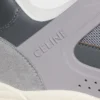 Zapatillas deportivas de cordones bajas CELINE Trainer Ct-09 en piel de becerro de gamuza, piel de becerro y malla Zapatillas deportivas de cordones bajas CELINE Trainer Ct-09 en piel de becerro de gamuza, piel de becerro y malla