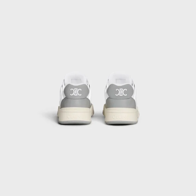 Zapatillas deportivas de cordones bajas CELINE Trainer Ct-09 en piel de becerro y malla Zapatillas deportivas de cordones bajas CELINE Trainer Ct-09 en piel de becerro y malla