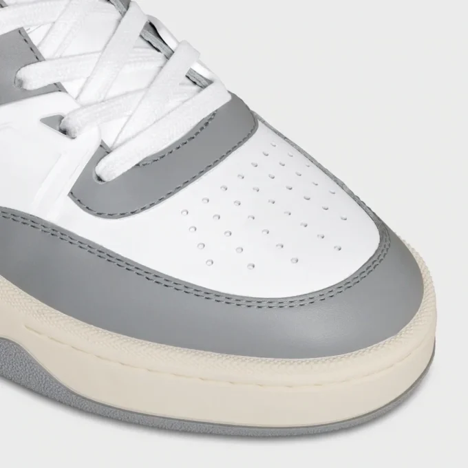 Zapatillas deportivas de cordones bajas CELINE Trainer Ct-09 en piel de becerro y malla Zapatillas deportivas de cordones bajas CELINE Trainer Ct-09 en piel de becerro y malla