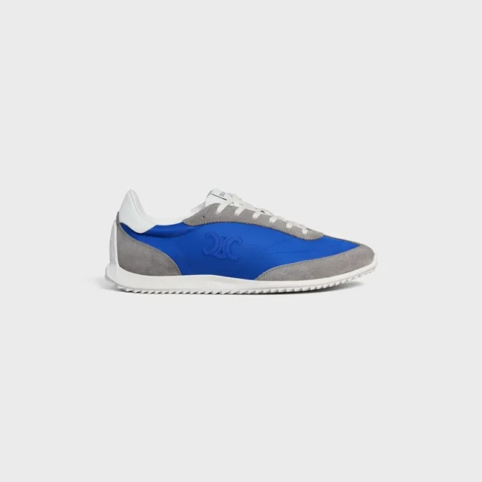 Zapatillas Racer de nailon, ante de becerro y piel de becerro Zapatillas Racer de nailon, ante de becerro y piel de becerro