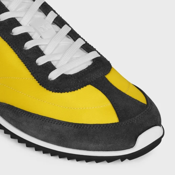 Zapatillas Racer de nailon, ante de becerro y piel de becerro Zapatillas Racer de nailon, ante de becerro y piel de becerro