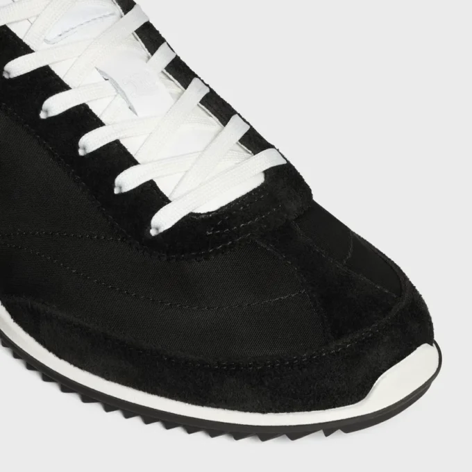 Zapatillas Racer de nailon, ante de becerro y piel de becerro Zapatillas Racer de nailon, ante de becerro y piel de becerro