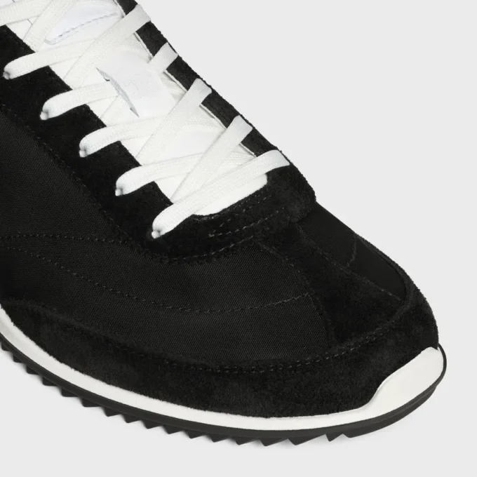 Zapatillas Racer de nailon, ante de becerro y piel de becerro Zapatillas Racer de nailon, ante de becerro y piel de becerro