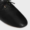 Zapatos de ballet con cordones en piel de cordero Zapatos de ballet con cordones en piel de cordero