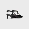 Zapatos de tacón bajo en piel de becerro